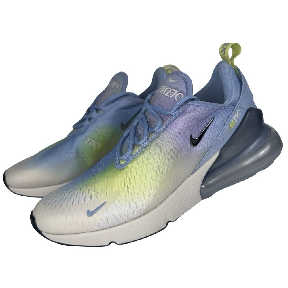 Nike Womens Size 12 Sneakers Shoes Air Max 270 Blue Purple Casual Lifestyle New - Picture 3 of 9